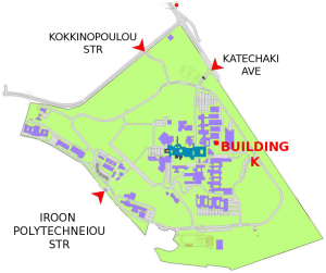 Zografou Campus Map